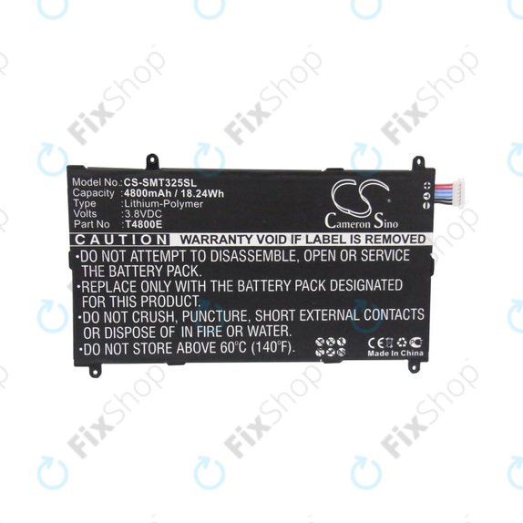 Baterie pro Samsung Galaxy Tab Pro 8.4, 4800mAh, Li-Pol, 3.8V, T4800E, HQ