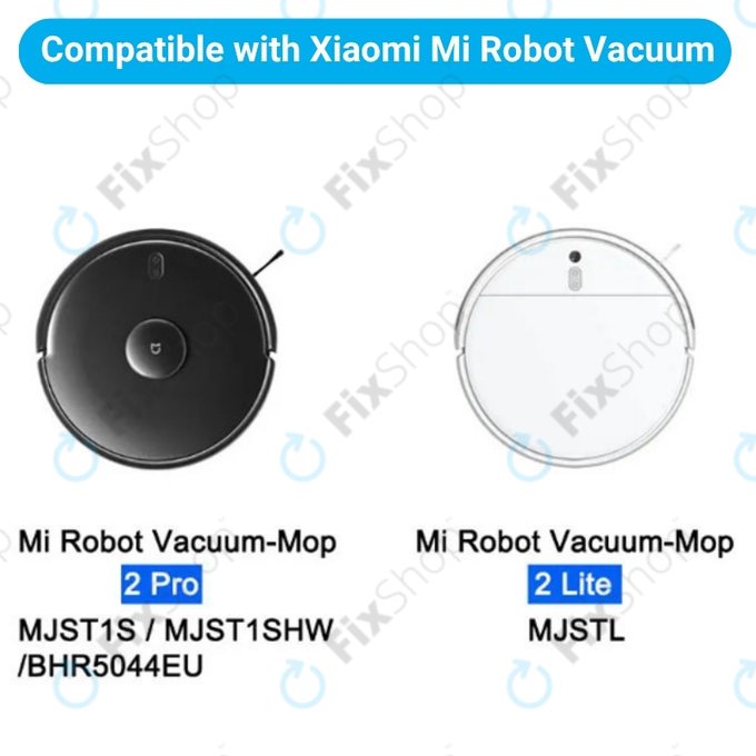 Sada náhradních dílů pro Xiaomi Mi Robot Vacuum Mop 2 Pro, 2 Lite (2x Hlavní kartáč, 4x Filtr, 4x Boční kartáč, 4x Mopovací útěrka, 4x Sáček na prach)