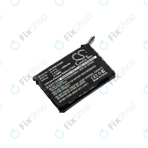 Baterie pro Apple Watch 1 38 mm, 200mAh, Li-Pol, 3.8 V, A1578, HQ