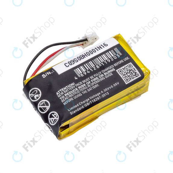 Baterie pro GoPro Hero +, 800mAh, Li-Polymer, 3.7V, PR-062334, HQ