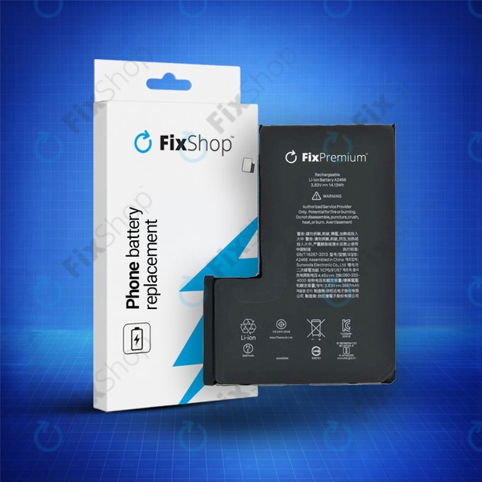 Baterie pro iPhone 12 Pro Max, 3687mAh, A2466, FixPremium