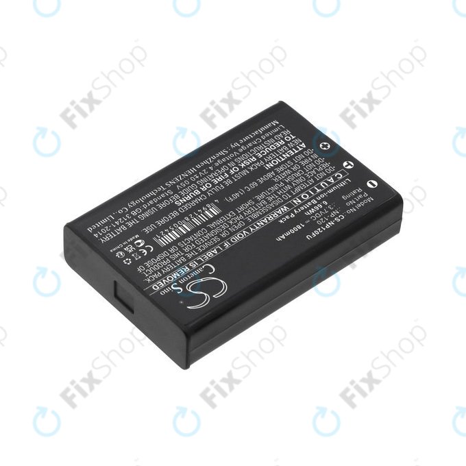 Baterie pro Toshiba Camileo H30, FujiFilm NP-120, 1800mAh, Li-Ion, 3.7V, PX1657, HQ