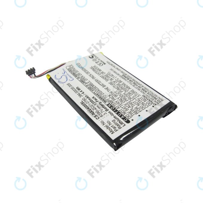 Baterie pro Navigon 40 Easy, Plus, Premium, 1200mAh, Li-Pol, 3.7V, 8390-ZC01-0780, HQ