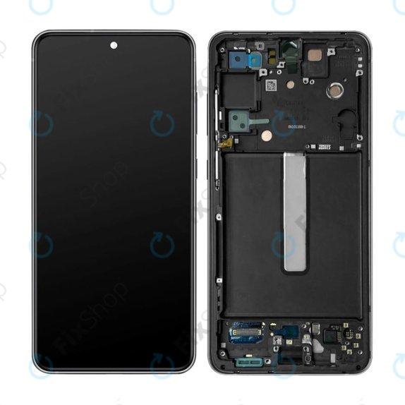Samsung Galaxy S21 FE G990B - LCD Displej + Dotykové Sklo + Rám (Black) TFT