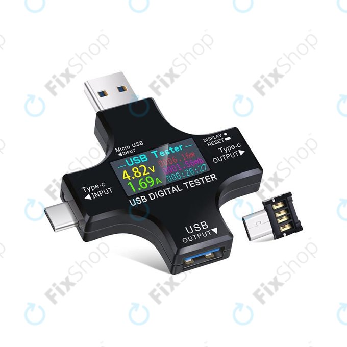 Eversame 2in1 - USB Tester a Multimetr (USB-C a USB 3.0)