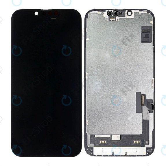 Displej In-Cell FHD pro iPhone 14, Dotykové sklo s rámem, FixPremium