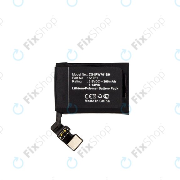 Baterie pro Apple Watch 2 42 mm, 300mAh, Li-Pol, 3.8 V, A1761, HQ
