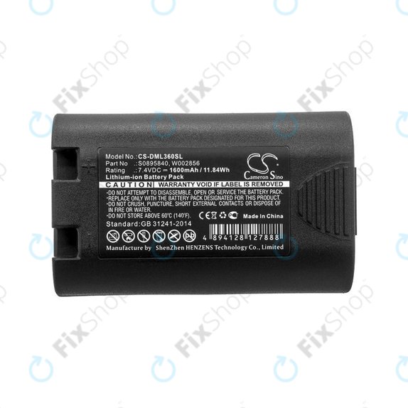 Baterie pro Dymo Labelmanager, Rhino, 1600mAh, Li-Ion, 7.4V, S0895840, HQ