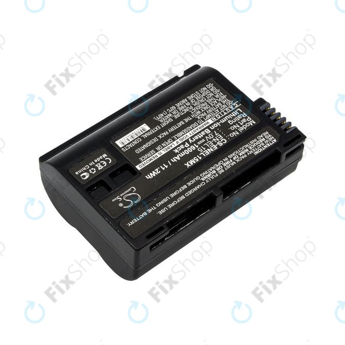 Baterie pro Nikon Coolpix D7000, 1600mAh, Li-Ion, 7V, EN-EL15, HQ