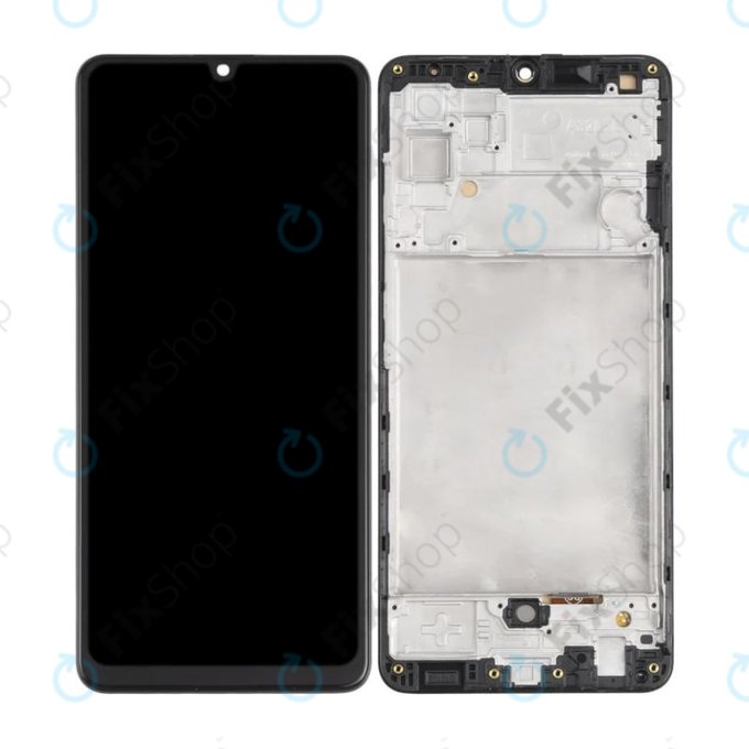 Samsung Galaxy A32 4G A325F - LCD Displej + Dotykové Sklo + Rám (Black) OLED