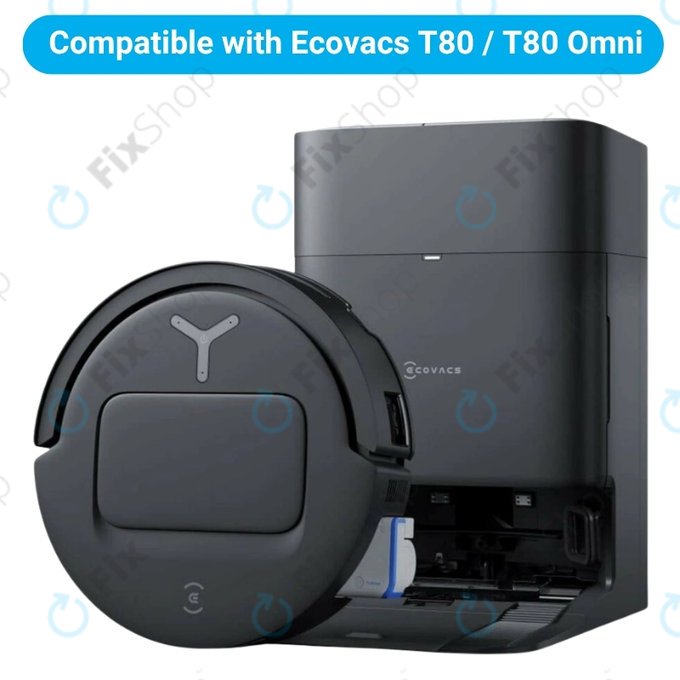 Sada náhradních dílů pro Ecovacs T80 Omni, T80 (2x Hlavní kartáč, 4x Filtr, 4x Boční kartáč, 4x Mopovací útěrka, 4x Sáček na prach)