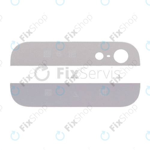 Apple iPhone 5 - Zadní Skleněné Lišty (White)