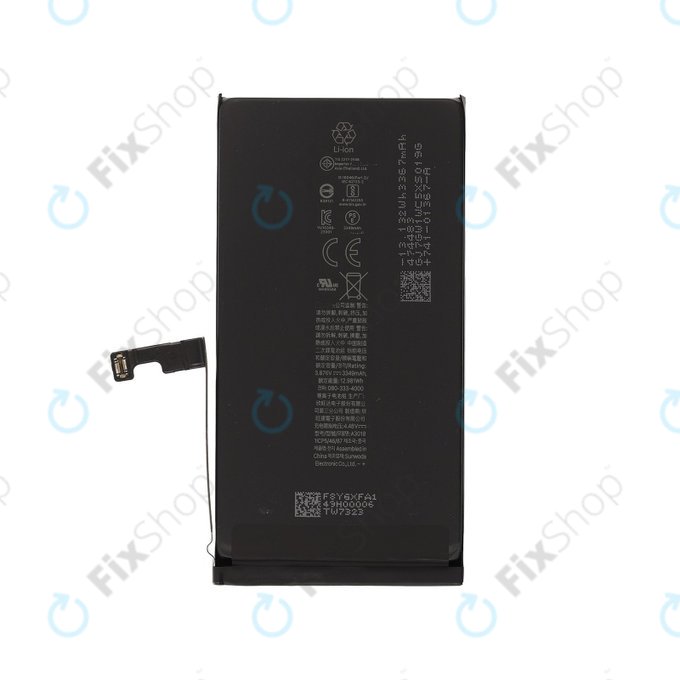 Baterie pro iPhone 15, 3349mAh, A3018