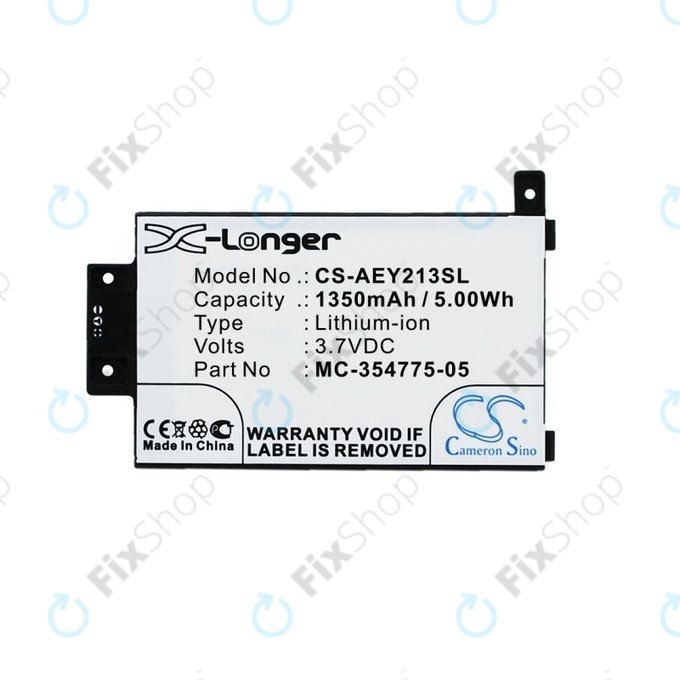 Amazon Kindle Paperwhite 2013, 6th Gen, 6 2015, Touch 2013 - Baterie MC-354775-05 1350mAh HQ