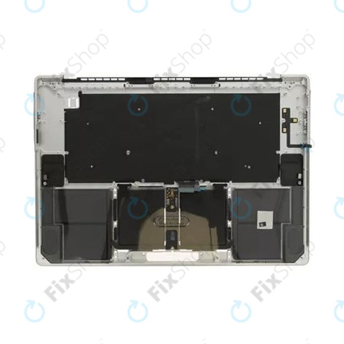 Horní rám klávesnice pro MacBook Pro 16" A2780 (2023), s klávesnicí US a baterií, Silver, 661-32190, Genuine Apple