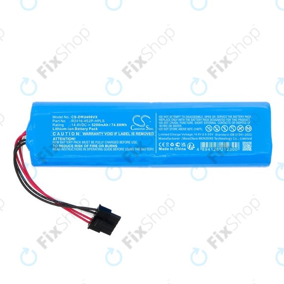 Xiaomi Dreame Bot X30 Ultra, X40 Ultra, X40 Pro Ultra, L30 Ultra, D10s Plus - Baterie R2416-4S2P-HPLS 14.4V Li-Ion 5200mAh HQ