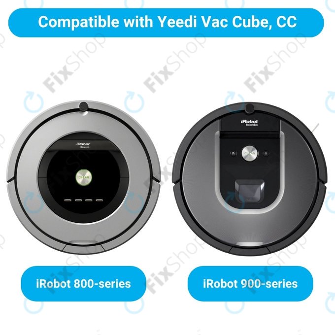 Sada náhradních dílů pro iRobot Roomba 800, 900-series (1 pár hlavních kartáčů, 2x Filtr, 2x Boční kartáč)