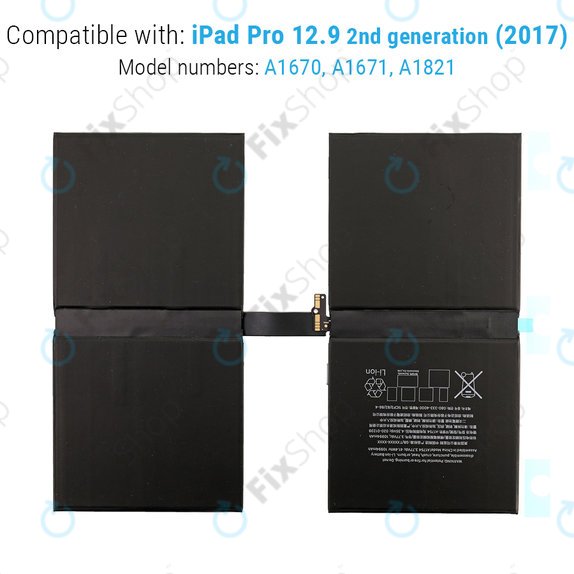 Baterie pro iPad Pro 12.9" (2nd Gen 2017), 10891mAh