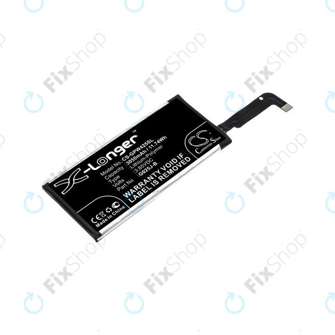 Baterie pro Google Pixel 4a 4G, 3050mAh, Li-Pol, 3.85 V, G025J-B, HQ