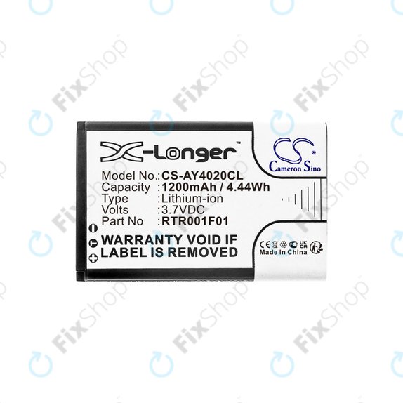 Baterie pro Alcatel 8232, 1200mAh, Li-Ion, 3.7V, RTR001F01, HQ