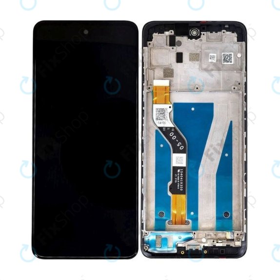Motorola Moto G60 XT2135 - LCD Displej + Dotykové Sklo + Rám (Charcoal Gray) TFT
