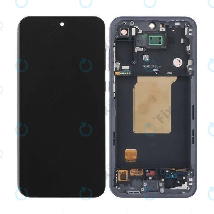 Samsung Galaxy A55 A556B - LCD Displej + Dotykové Sklo + Rám (Awesome Iceblue) TFT