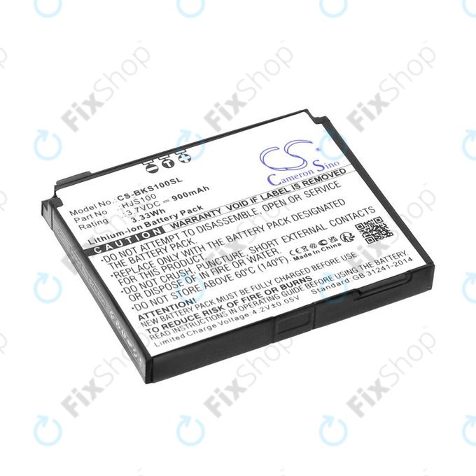 Baterie pro Becker HJS 100, HJS100, Li-Ion, 3.7V, 900mAh, HQ