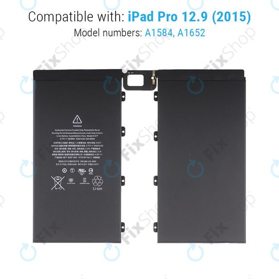 Baterie pro iPad Pro 12.9" (1st Gen 2015), 10307mAh