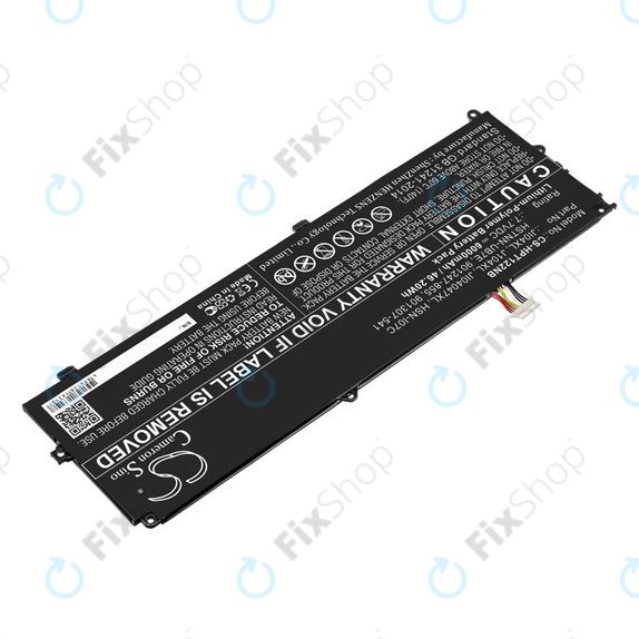 Baterie pro HP Elite X2 1012 G2, 6000mAh, Li-Pol, 7.7V, JI04XL, HQ