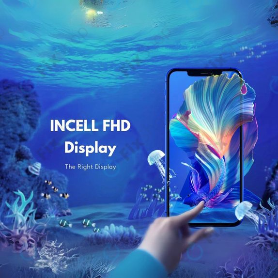Displej In-Cell FHD pro iPhone 13 Pro Max, Dotykové sklo s rámem, FixPremium