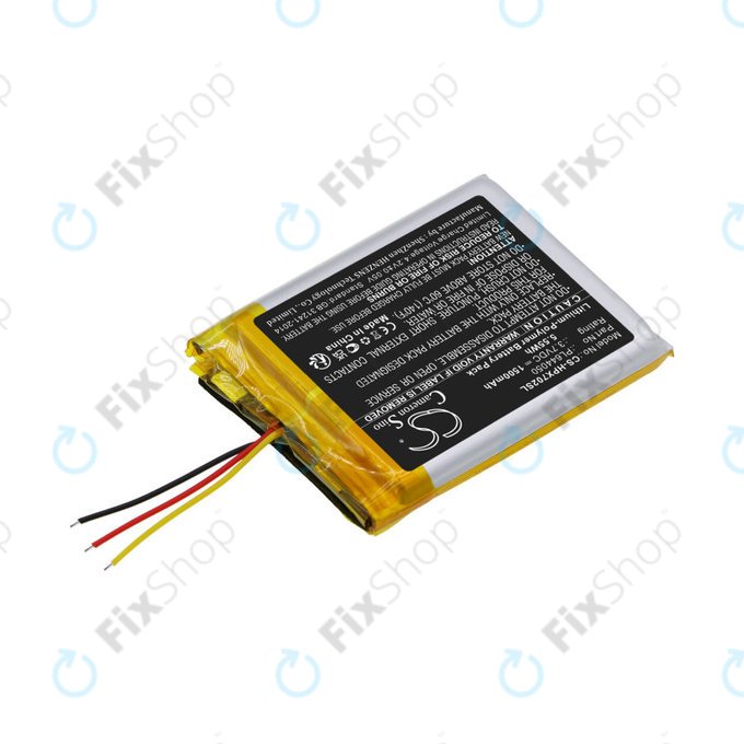 Baterie pro HyperX Cloud Flight, Cloud Alpha, 1500mAh, Li-Pol, 3.7V, PL644050, HQ