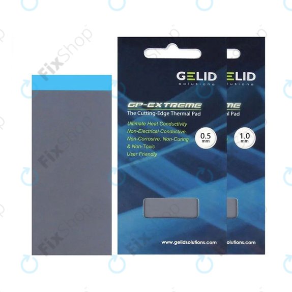 Teplovodivá podložka GELID GP-Extreme, 12 W/mK, 80 × 40 × 1.0mm