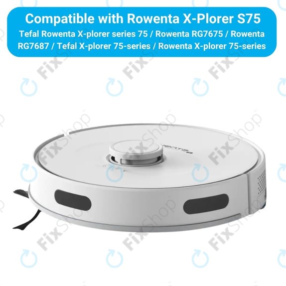Sada náhradních dílů pro Rowenta X-Plorer S75 (2x Hlavní kartáč, 4x Filtr, 4x Boční kartáč)