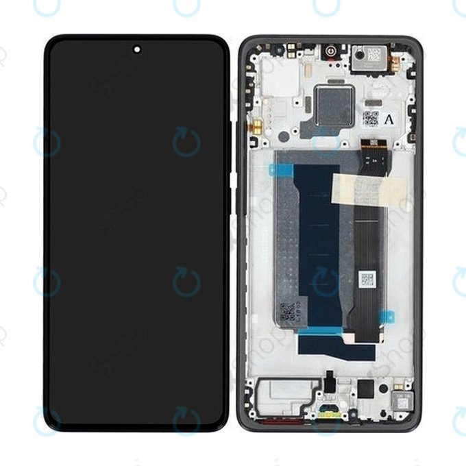 Xiaomi Poco X7 Pro - LCD Displej + Dotykové Sklo + Rám (Black) OLED