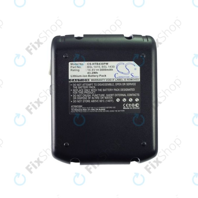 Baterie pro Hitachi C 14dsl, Dv 14dbl, Wh 14dbl, 3000mAh, Li-Ion, 14.4V, BSL 1415, BSL 1430, HQ