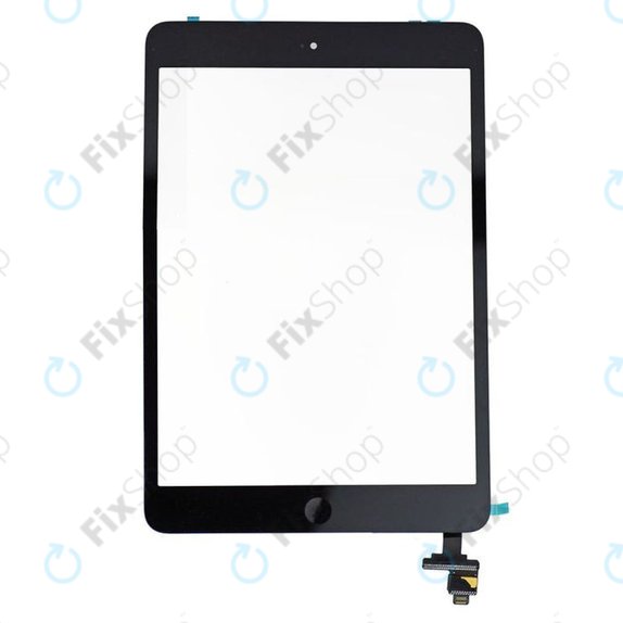 Dotykové sklo s IC konektorem pro iPad Mini, Mini 2, Black