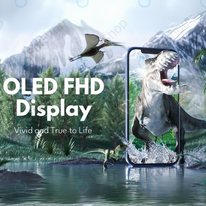 Displej Soft OLED pro iPhone 13, Dotykové sklo s rámem, FixPremium