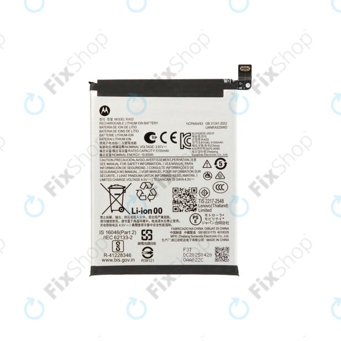 Baterie pro Motorola Moto G86 5G, RA52, Li-Ion, SB18E51770, Genuine Service Pack