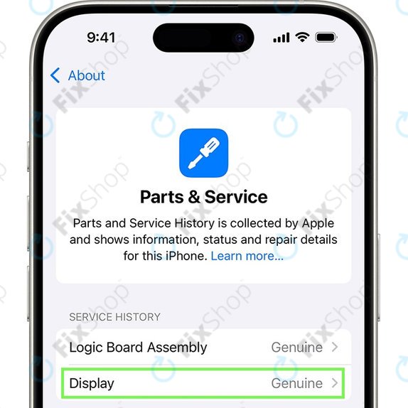 OLED Displej sestava pro iPhone 16 | 661-44797 | Genuine Apple