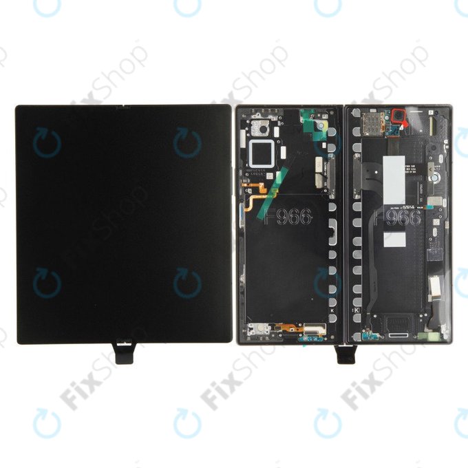Samsung Galaxy Z Fold 7 F966B - LCD Displej + Dotykové Sklo + Rám (Jetblack) - GH82-37548C Genuine Service Pack
