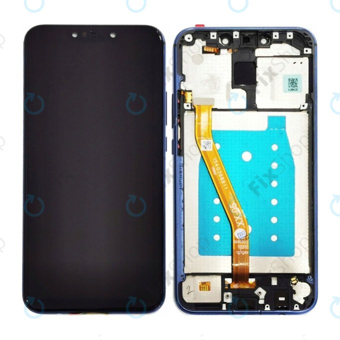 Huawei Mate 20 Lite - LCD Displej + Dotykové Sklo + Rám (Black) TFT