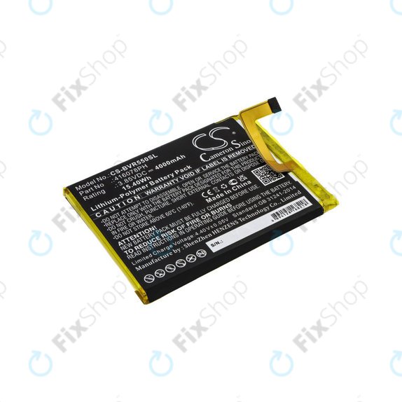 Baterie pro Blackview BV5500, 4000mAh, Li-Pol, 3.85V, 416078PH, HQ