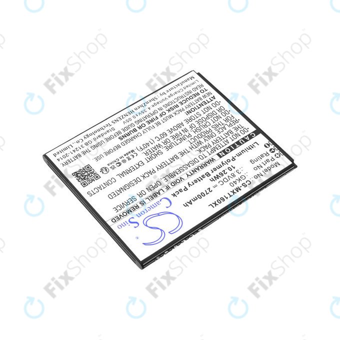 Baterie pro Motorola Moto E4 XT1761, 2700mAh, Li-Pol, 3.8 V, GK40, HQ