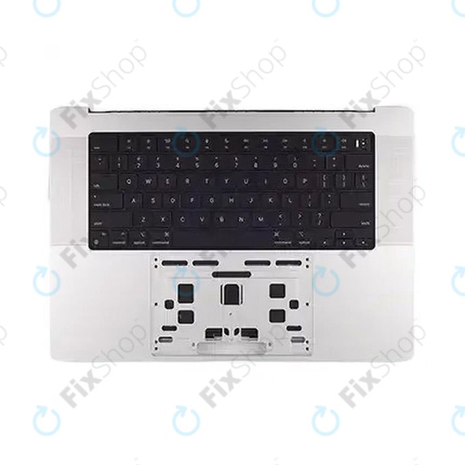 Horní rám klávesnice pro MacBook Pro 16", A3403 (2024), s klávesnicí US a baterií, Silver, 661-42824, Genuine Apple