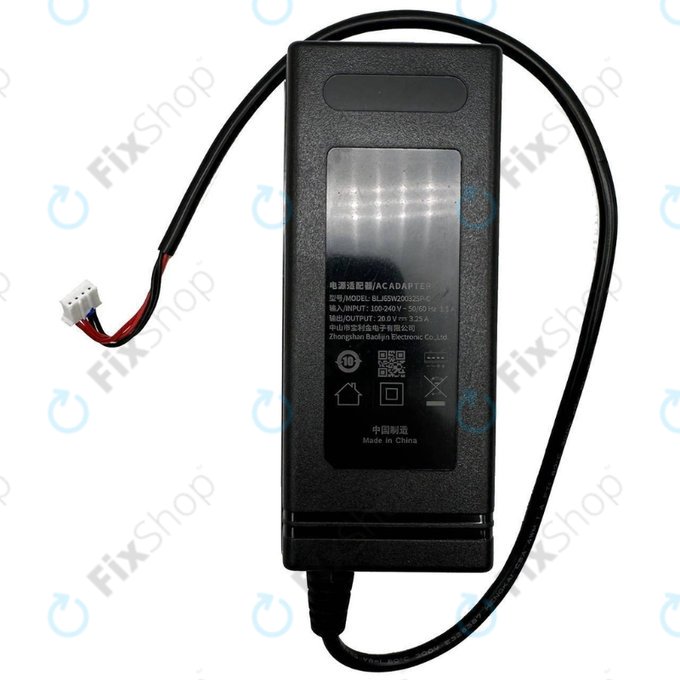 Nabíjecí adaptér pro Dreame Bot W10, BLJ65W200325P-C, 65W, 20V