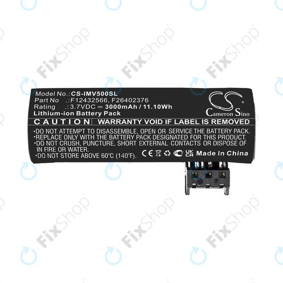 Baterie pro Ingenico Move 5000, 3000mAh, Li-Ion, 3.7V, F26402376, HQ