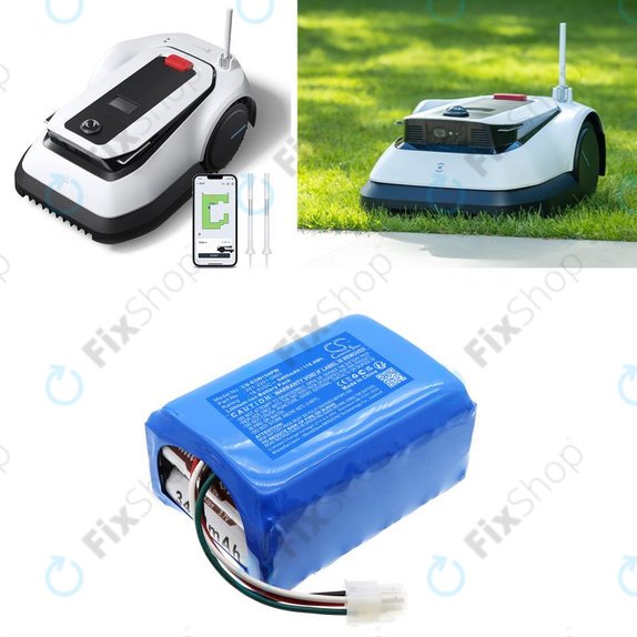 Baterie pro Ecovacs BAIZE, G1-800, GX-600, GOAT G1, 6400mAh, Li-Ion, 18.5V, 201-2201-0903, HQ