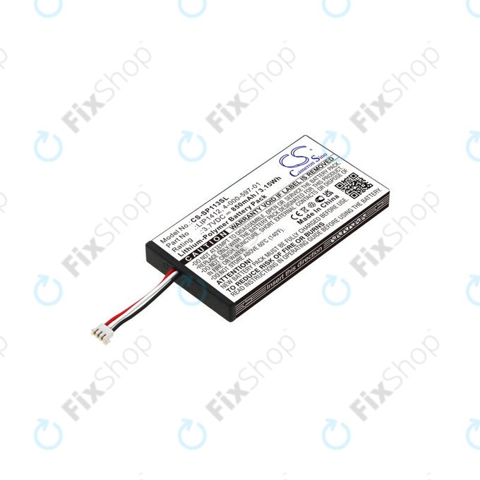 Baterie pro PSP, 850mAh, Li-Pol, 3.7V, LIP1412, HQ