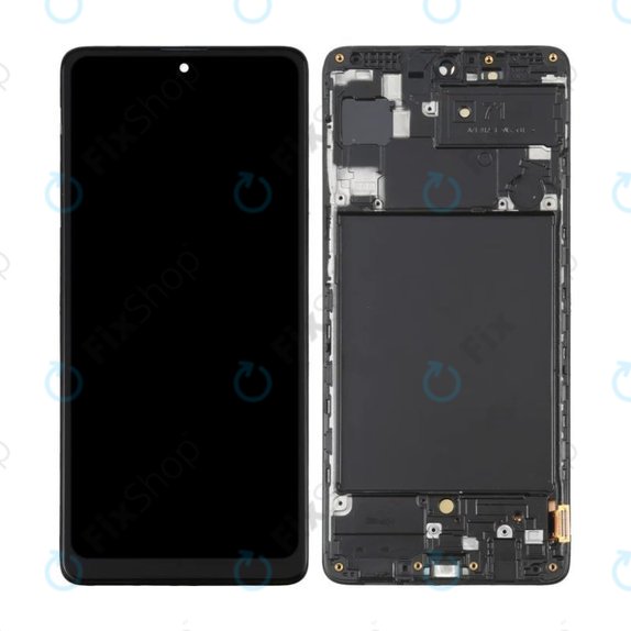 Samsung Galaxy A71 A715F - LCD Displej + Dotykové Sklo + Rám OLED