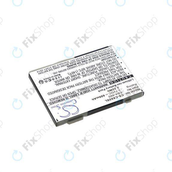 Baterie pro Siemens M8, A31, CS66, SS66, 600mAh, Li-Ion, 3.7V, EBA-660, HQ